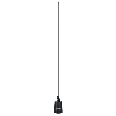 Antenna Mobile VHF 139-174 MHz Tunable Black With Spring NMO 3 dBd Gain BR150BS