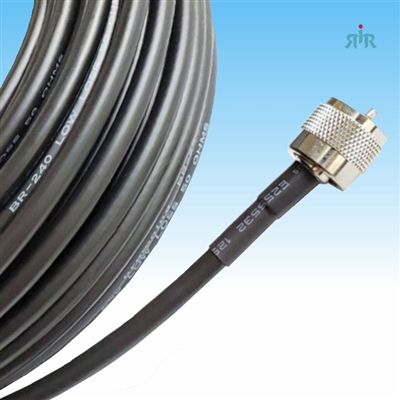 LMR240 Type Low Loss Precision Coaxial Cable 100' Feet Assembly