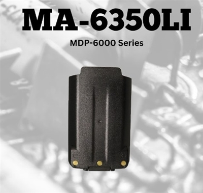 Battery For Maxon MDP6000 Series Radios. 3350 mAh Capacity. MA6350LA